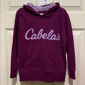 Cabela's Maroon Hoodie with Logo